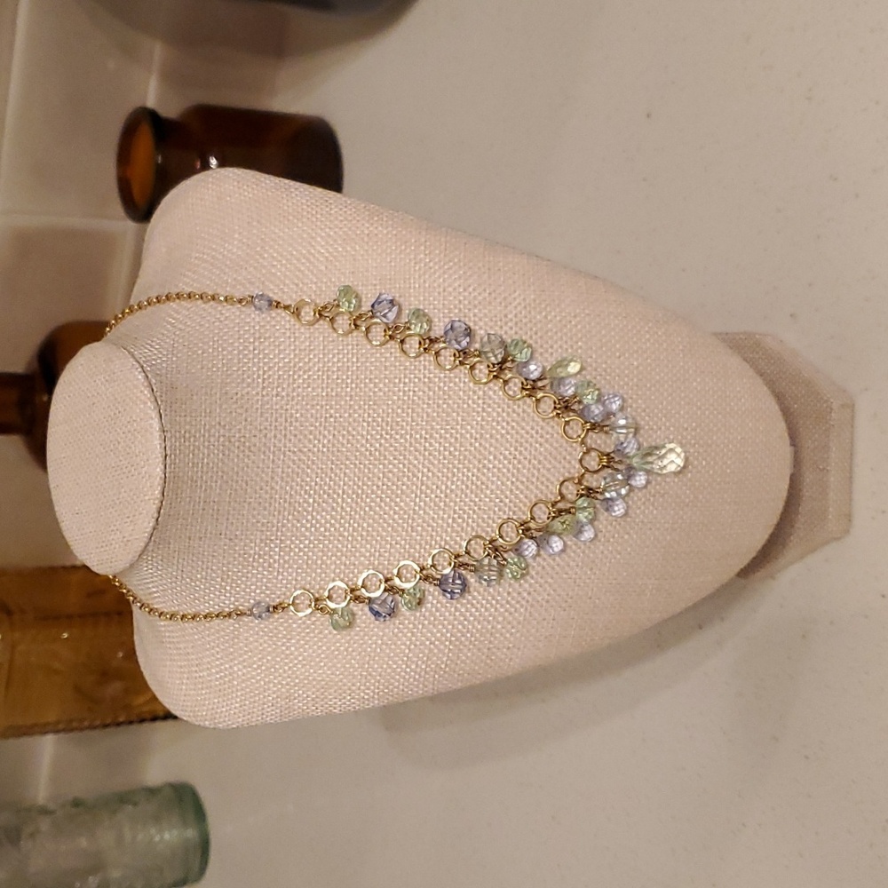 Cookie Lee Briolette Drop Necklace